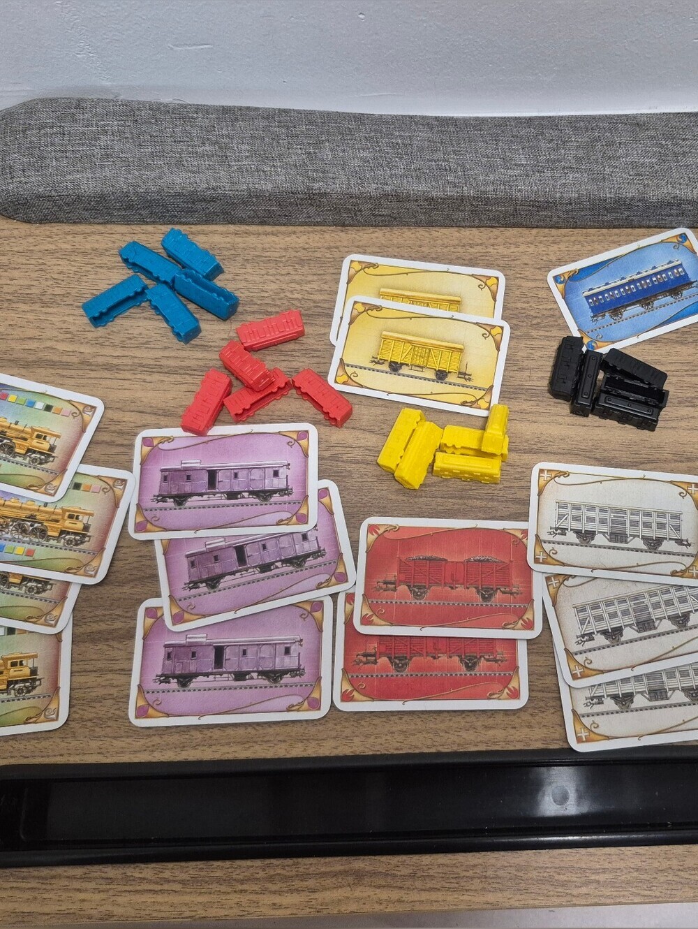 Ticket To Ride Replacement Trains And Cards
